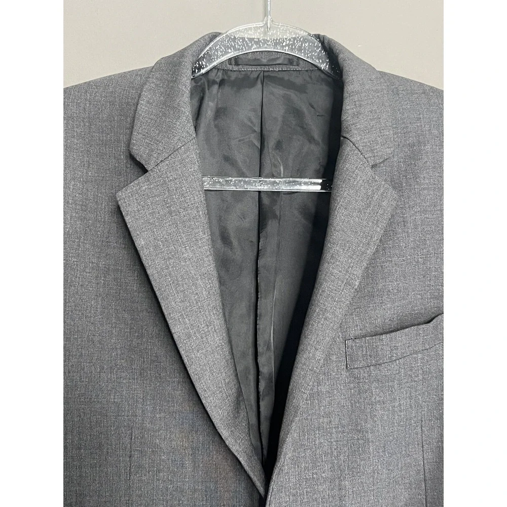 Theory‎ Blazer Mens 40 Sports Coat Grey Wool Regular Classic Jacket